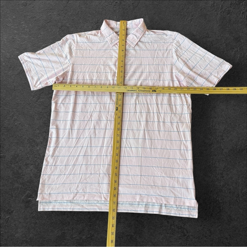 B. Draddy USA Men's Golf Polo Size Large Pima Cotton‎ Pima Cotton SS Pink - Picture 3 of 6